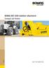 S O I L. BOMAG BSF 2500 stabilizer attachment. Compact soil finisher.