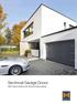 Sectional Garage Doors. NEW: Special designs with diamond-shaped glazing