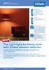 The right light for every room with Eltako dimmer switches