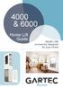 4000 & Home Lift Guide. Stylish Lifts exclusively designed for your Home