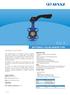 KV-3 BUTTERFLY VALVE/WAFER TYPE GENERAL FEATURES