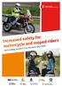 Increased safety for motorcycle and moped riders. Joint strategy version 2.0 for the years