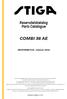 Reservdelskatalog Parts Catalogue COMBI 36 AE /S15 - Season 2015