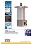 GR Screw pump. High performance pump series for industrial and marine applications