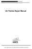 ULT Series Repair Manual