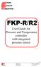 FKP-R/R2. User Guide for Pressure and Temperature controller with integrated pressure sensor
