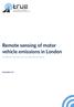 Remote sensing of motor vehicle emissions in London. Tim Dallmann, Yoann Bernard, Uwe Tietge, Rachel Muncrief