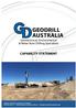 GEODRILL AUSTRALIA Geotechnical, Environmental & Water Bore Drilling Specialists