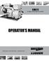 OM673 For Models: M673M, M673D, and M673L OPERATOR S MANUAL. Marine Generators Marine Diesel Engines Land-Based Generators