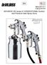 SB-E ISS.07. ADVANCE HD range of CONVENTIONAL Suction and Pressure feed Spray Guns
