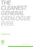 THE CLEANEST GENERAL CATALOGUE EVER.