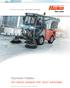 Cleaning Technology Municipal Technology. Citymaster 1250plus. Our classic sweeper with plus advantage. Fu nctiona l, e conomic a l a nd ef f ic ie nt