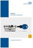 bluechip The Electronic Locking System. Components and Solutions in doors