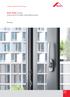Window and Door Technology. Roto Patio Inowa. Smart hardware for tightly sealed sliding systems. Brochure
