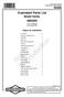 Illustrated Parts List. Model Series. TYPE NUMBERS 0104 through TABLE OF CONTENTS
