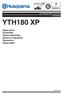 YTH180 XP 7 I Spare parts Ersatzteile Pièces détachées Reserve onderdelen Repuestos Reservdelar SERVICE IPL, YTH180 XP, ,