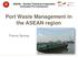 Port Waste Management in the ASEAN region