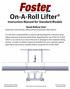 On-A-Roll Lifter Instruction Manual for Standard Models Read Before Use!