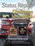 Status Report. Challenge accepted. 57 models clinch 2019 IIHS safety awards ALSO IN THIS ISSUE