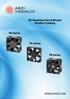 DC Brushless Fan & Blower Product Catalog. PA Series. PS Series. PE Series