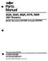 Parts Manual R3R, R4R, R6R, R7R, R8R. 360 cascade corporation. Serial Numbers through Manual Number