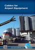 Cables for Airport Equipment