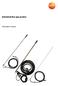 Industrial flue gas probes. Instruction manual