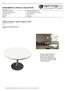 Office furniture, Optima table ø1200 with HD laminate and one column Product