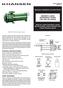 Operator Installation & Instructions HERMETIC LIQUID REFRIGERANT PUMPS CAM AND CNF SERIES