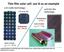 Thin film solar cell: use Si as an example
