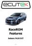 RaceROM Features Subaru FA20 DIT