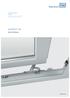 Product Catalogue 01/2019. PVC-U and timber windows. duoport SK. Slide-tilt fittings. winkhaus.com