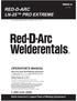 RED-D-ARC LN-25 PRO EXTREME OPERATOR S MANUAL IM960-A. North America s Largest Fleet of Welding Equipment