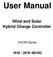 User Manual. Wind and Solar Hybrid Charge Controller 1KW / 2KW 48VDC. HCON Series
