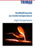 procesna oprema KLINGER tesnila za visoke temperature High Temperature