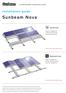 Sunbeam Nova. Installation guide. Universal. Symmetrical THE PROFESSIONAL PV MOUNTING SYSTEM