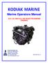 KODIAK MARINE. Marine Operators Manual 4.3L 5.3L AND 6.2L SIDI INJECTED MARINE ENGINES