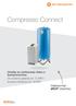 Compresso Connect. Uređaj za održavanje tlaka s kompresorima Za sustave grijanja do 12 MW i sustave hlađenja do 18 MW