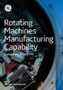 Rotating Machines Manufacturing Capability