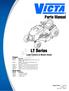 Reproduction. Not for. Parts Manual. LT Series Lawn Tractors & Mower Decks. Products