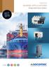CATALOGUE MARINE APPLICATIONS. Energy performance solutions