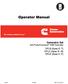 Operator Manual. Generator Set with PowerCommand 2100 Controller. DFLB (Spec E T) DFLC (Spec E W) DFLE (Spec A F) English (Issue 4)
