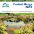 Product Range 2018 Pumps Maintenance Illumination/Solar Pond Construction/Decoration