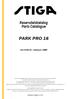 Reservdelskatalog Parts Catalogue PARK PRO Season 1998