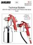 EN SB-E ISS.05. Technical Bulletin JGA HD range of Suction and Pressure feed Spray Guns