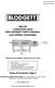 BE2136 CONVEYOR OVEN REPLACEMENT PARTS MANUAL (with WIRING DIAGRAMS)