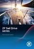 ZF Sail Drive series. Marine Propulsion Systems