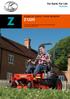 KUBOTA ZERO-TURN MOWER Z122R. The ultimate residential zero turn mower combining style, comfort and performance.