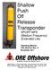 Shallow Push Off Release Transponder SPORT-MFE (Medium Frequency) (Extended Life)