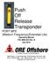 Push Off Release Transponder PORT-MFE (Medium Frequency)(Extended Life)